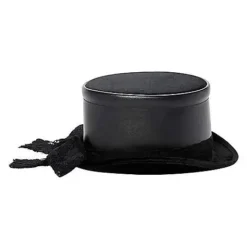 Black Gothic Top Hat 8 Black Gothic Top Hat -Spirit Spooky Store 01542570 d