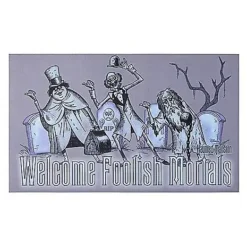 Welcome Foolish Mortals Doormat - The Haunted Mansion