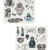 Corpse Bride Temporary Tattoos