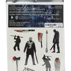 Friday The 13th Temporary Tattoos -Spirit Spooky Store 01542927 c