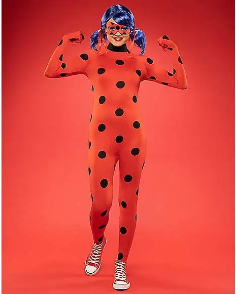 Adult Miraculous Ladybug Catsuit Costume 1 Adult Miraculous Ladybug Catsuit Costume