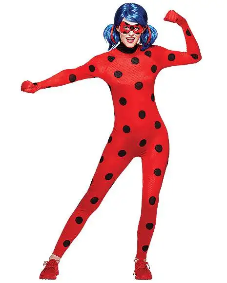Adult Miraculous Ladybug Catsuit Costume 2 Adult Miraculous Ladybug Catsuit Costume - Image 2