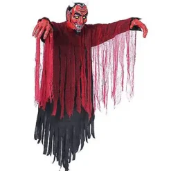 4 Ft Light-Up Hanging Vintage Devil Decoration -Spirit Spooky Store 01546365 d