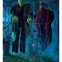 4 Ft Light-Up Hanging Vintage Monster Decoration -Spirit Spooky Store 01546373 e