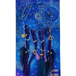 Blue And Purple Dream Catcher -Spirit Spooky Store 01546993 c