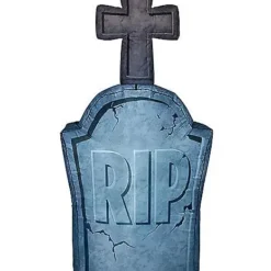 4 Ft Light-Up Tombstone Inflatable Decoration -Spirit Spooky Store 01547496 c