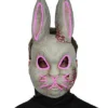 Light-Up EL Wire Bad Bunny Half Mask
