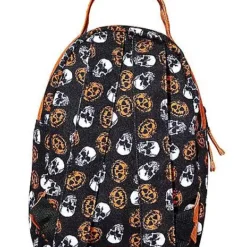 Skull And Pumpkin Mini Backpack -Spirit Spooky Store 01548809 d