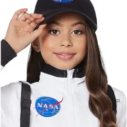 Kids White NASA Jumpsuit Costume 5 Kids White NASA Jumpsuit Costume -Spirit Spooky Store 01548957 c