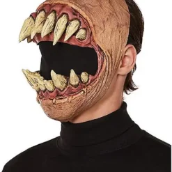 Flesh Creature Half Mask -Spirit Spooky Store 01550490 c
