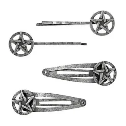 Pentagram Hair Clips