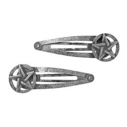 Pentagram Hair Clips -Spirit Spooky Store 01551167 c