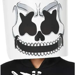 Adult Skeleton Marshmello Costume 5 Adult Skeleton Marshmello Costume -Spirit Spooky Store 01552330 d