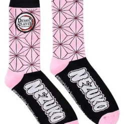 Nezuko Kamado Crew Socks - Demon Slayer