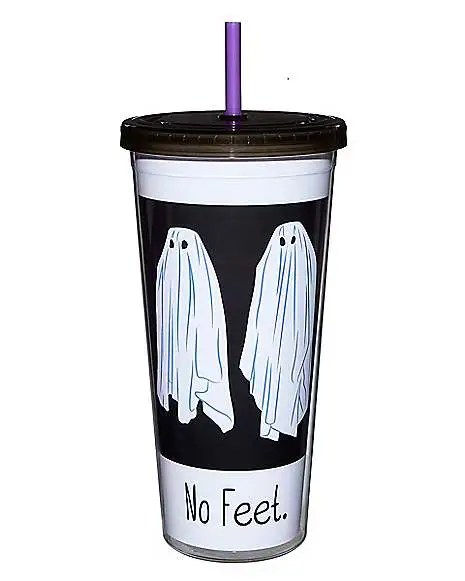 No Feet Cup With Straw 20 Oz. - Beetlejuice 1 No Feet Cup With Straw 20 Oz. - Beetlejuice