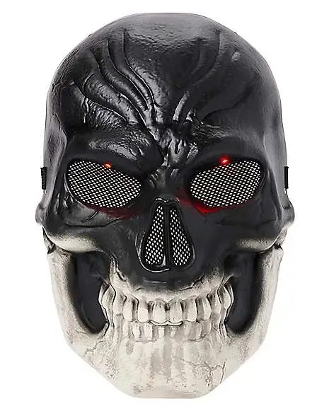 Light-Up Dark Skeleton Mask 3 Light-Up Dark Skeleton Mask - Image 3