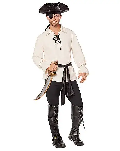 Pirate Shirt And Belt Costume Kit 1 Pirate Shirt And Belt Costume Kit
