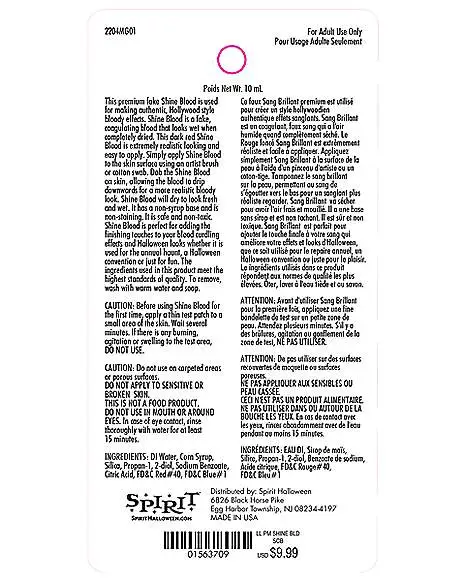 Premium Shine Drying Blood Kit 2 Premium Shine Drying Blood Kit - Image 2