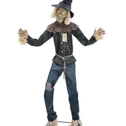 6.6 Ft Strawman Animatronic -Spirit Spooky Store 01564269 c