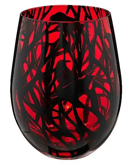 Gothic Noir Raven Stemless Glass - 18 Oz. 2 Gothic Noir Raven Stemless Glass - 18 Oz. - Image 2