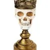 Crowned Skull Candle Holder