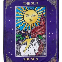 The Sun Tarot Fleece Blanket