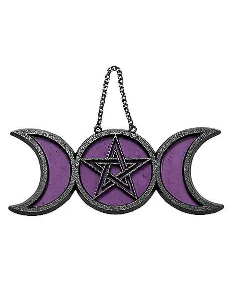 Mystical Arts Moon Phase Glass Sign 1 Mystical Arts Moon Phase Glass Sign