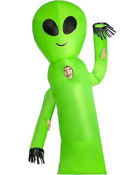 Kids Wavy Arms Alien Inflatable Costume 1 Kids Wavy Arms Alien Inflatable Costume