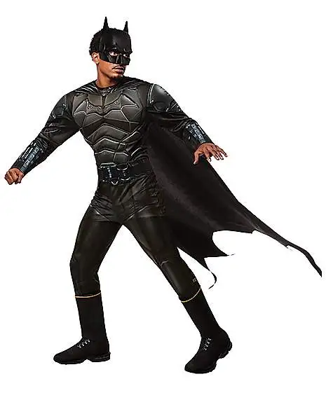 Adult Batman Costume Deluxe - The Batman 1 Adult Batman Costume Deluxe - The Batman