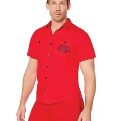 Adult Camp Crystal Lake Button Down Shirt - Friday The 13th