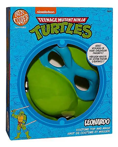 Adult Leonardo Teenage Mutant Ninja Turtles Costume Kit - Ben Cooper 1 Adult Leonardo Teenage Mutant Ninja Turtles Costume Kit - Ben Cooper