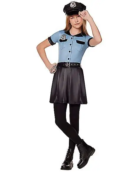 Kids Police Dress Costume 1 Kids Police Dress Costume