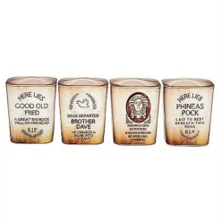 The Haunted Mansion Mini Glass Set - 4 Pack