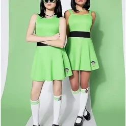 Adult Buttercup Costume - The Powerpuff Girls 5 Adult Buttercup Costume - The Powerpuff Girls -Spirit Spooky Store 01572429 c