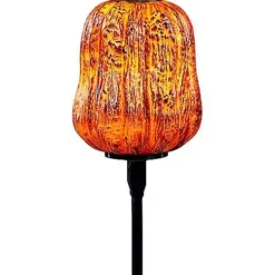 Light-Up LED Jack-O-Lantern Pathway Markers 7 Light-Up LED Jack-O-Lantern Pathway Markers -Spirit Spooky Store 01573914 c