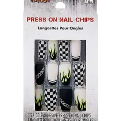 Punk Rock Press On Nails -Spirit Spooky Store 01575158 c