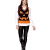 Adult Jack-O'-Lantern Sweater Vest