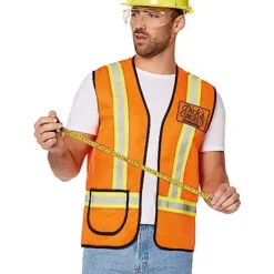 Funny Construction Worker Costume Kit