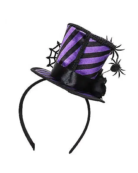 Spider Mini Top Hat Headband 2 Spider Mini Top Hat Headband - Image 2