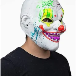 Black Light Neon Clown Full Mask 9 Black Light Neon Clown Full Mask -Spirit Spooky Store 01577659 e