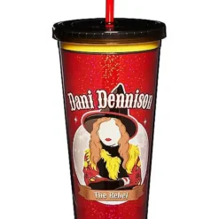 Dani Dennison Cup With Straw 20 Oz. - Hocus Pocus