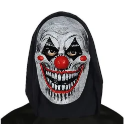 Die Laughing Clown Half Mask