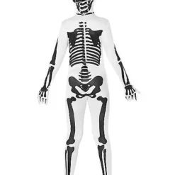 Black And White Skeleton Skin Suit Costume 5 Black And White Skeleton Skin Suit Costume -Spirit Spooky Store 01580539 c