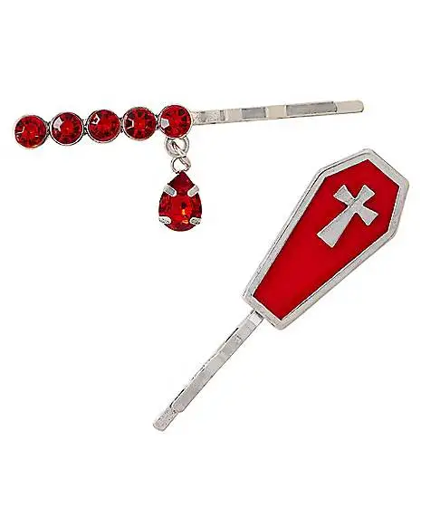 Vampire Teeth Hair Clips 4 Vampire Teeth Hair Clips - Image 4