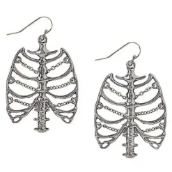 Skeleton Rib Cage Earrings
