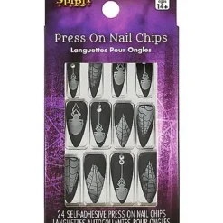 Black Widow Witch Press On Nails -Spirit Spooky Store 01582337 c
