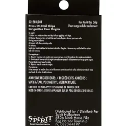 Black Widow Witch Press On Nails -Spirit Spooky Store 01582337 d