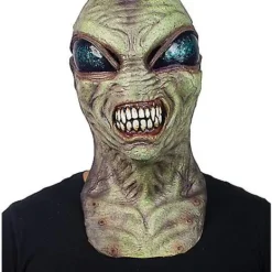 Green Alien Full Mask