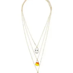 Ghost And Candy Chain Necklaces - 3 Pack