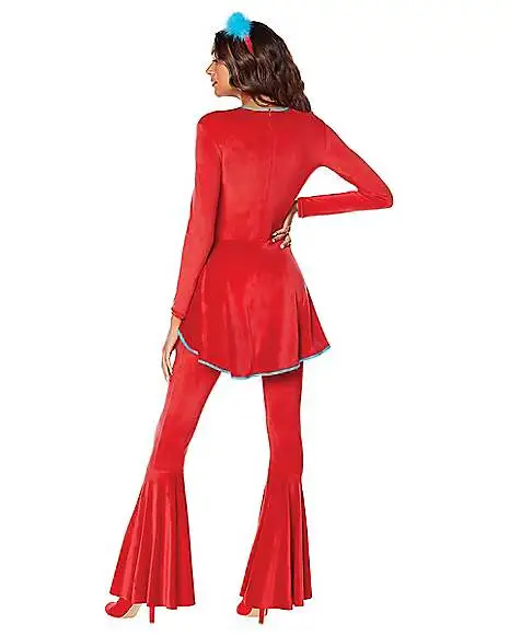 Adult Thing 1 And Thing 2 Bell Bottom Costume - Dr. Seuss 2 Adult Thing 1 And Thing 2 Bell Bottom Costume - Dr. Seuss - Image 2